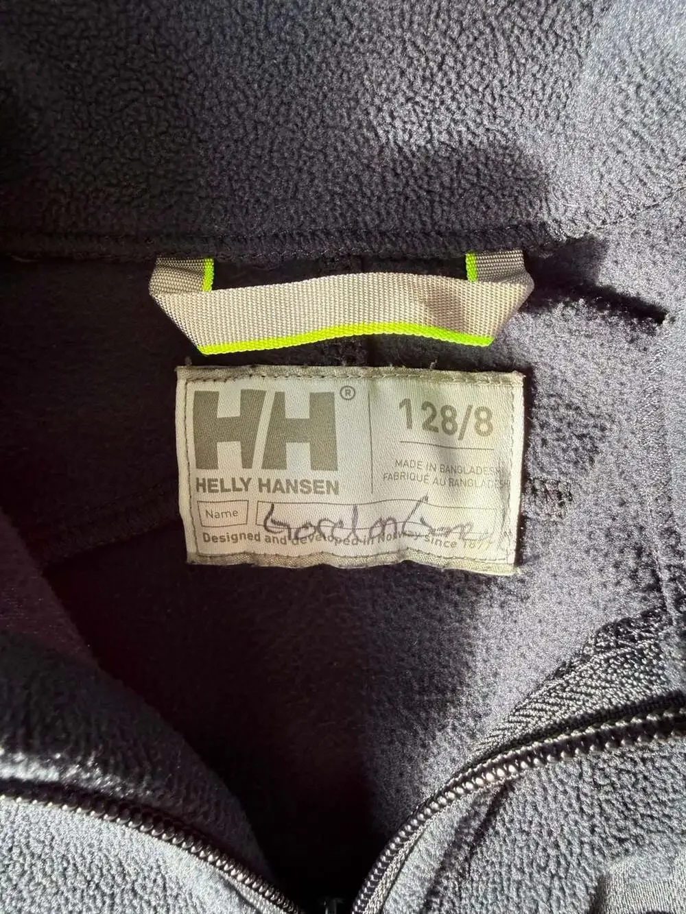 Helly Hansen Kids Daybreaker Full-Zip Fleece Jacket Navy Blue